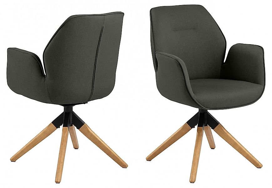 ACTONA GROUP Esszimmerstuhl »Alma«, 1 St., Polyester, mit eleganten Kedern, günstig online kaufen