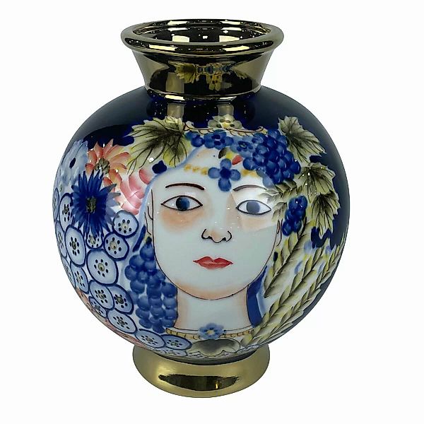 Vase Dkd Home Decor Porzellan Schwarz Shabby Chic (19 X 19 X 23 Cm) günstig online kaufen