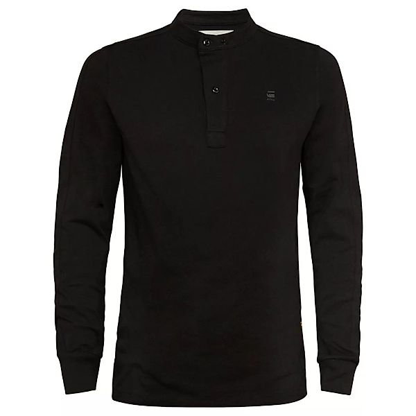 G-star Scan Collar Langarm-t-shirt XS Dk Black günstig online kaufen