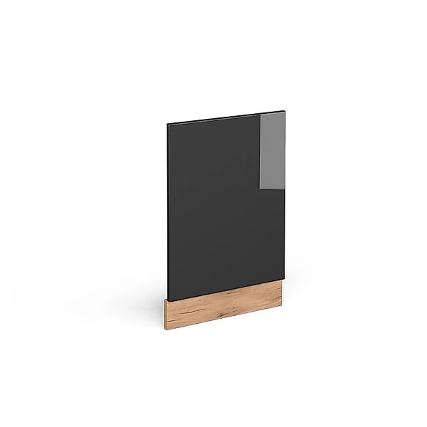 Vicco Frontblende R-Line Anthrazit Hochglanz/Goldkraft Eiche 45 cm AP Eiche günstig online kaufen