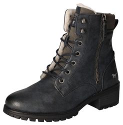 Mustang Shoes Schnürboots, Schnürstiefelette, Blockabsatz, in günstig online kaufen