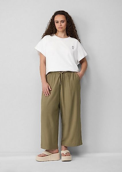 QS Culotte Hose Culotte aus Viskose günstig online kaufen