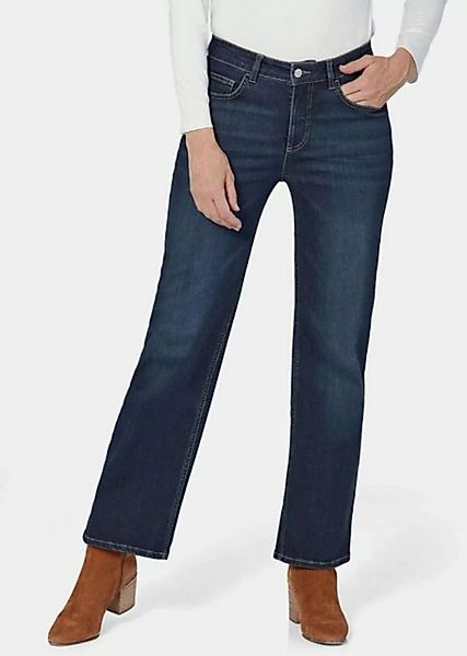 GOLDNER Bequeme Jeans Denim Jeans mit weitem Bein günstig online kaufen