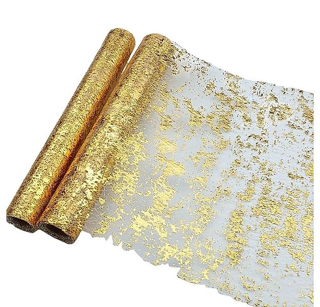 FELIXLEO Tischdecke 2 goldene Tischdecken mit Pailletten und Glitzerfolie, günstig online kaufen