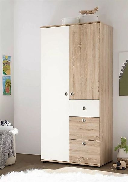 PREISBRECHER Kleiderschrank Floris 90 x 191 x 53 cm (B/H/T) günstig online kaufen