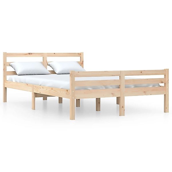Vidaxl Massivholzbett 150x200 Cm 5ft King Size günstig online kaufen
