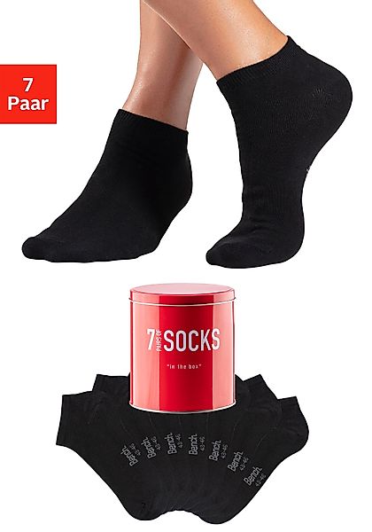 Bench. Sneakersocken Dose, 7 Paar tlg. verpackt in der Dose günstig online kaufen