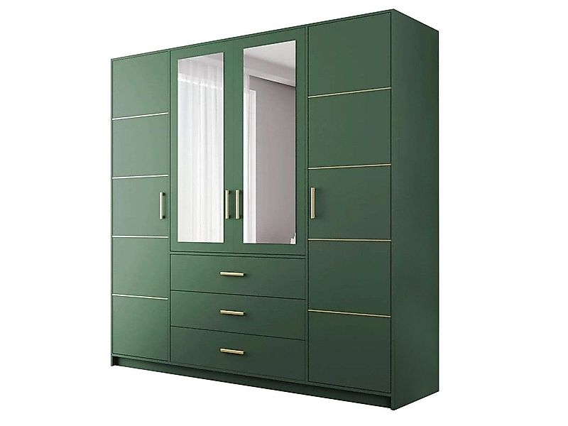 Beautysofa Kleiderschrank Kleiderschrank mit 4 türen günstig online kaufen