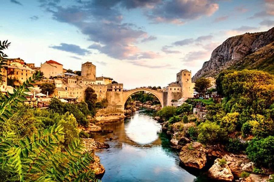 Papermoon Fototapete »Mostar Alte Brücke« günstig online kaufen