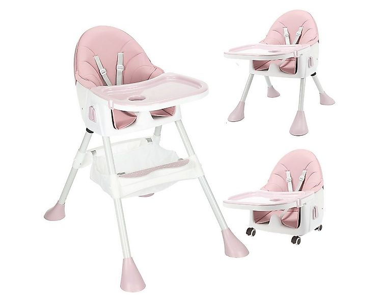 oyajia Kinderstuhl 3-in-1 Kinderstuhl, Kombistuhl, Babystuhl, 7-stufig höhe günstig online kaufen