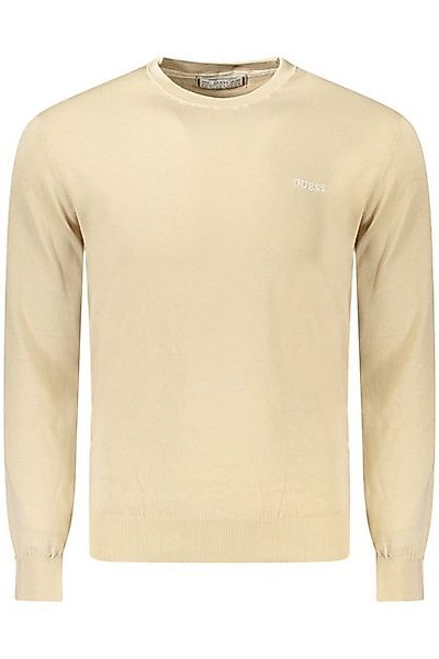 GUESS JEANS Strickpullover Herren Pullover aus Bio-Baumwolle mit Stickerei günstig online kaufen