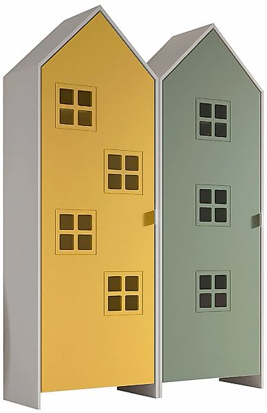 Vipack Kleiderschrank "Set Casami Bruges in trendigem Design, 2 Kleiderschr günstig online kaufen