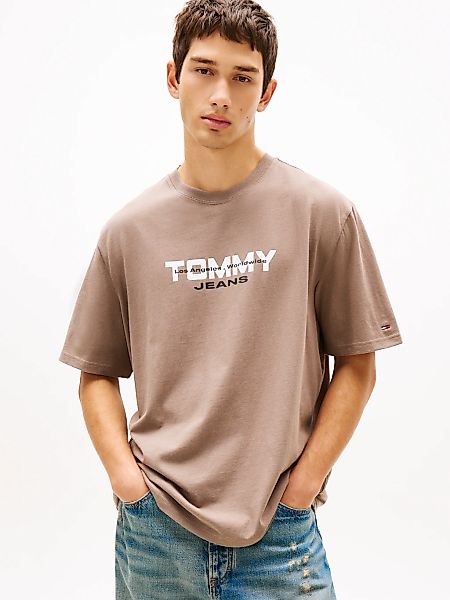 Tommy Jeans T-Shirt "TJM 90S BLOCK" Relaxed fit mit Rundhalsausschnitt günstig online kaufen