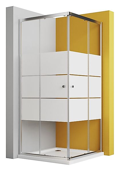 Boromal Eckdusche Duschkabine 75x75 Schiebetür Eckeinstieg günstig online kaufen