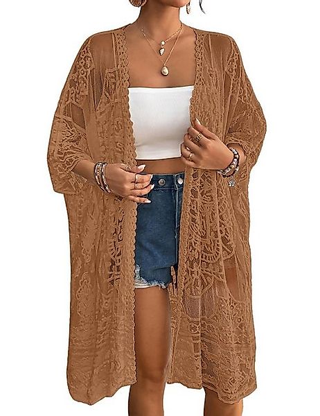 RWEUOQ Strandkleid Damen Bademode Oberbekleidung Strickjacke,Bikini Bademod günstig online kaufen