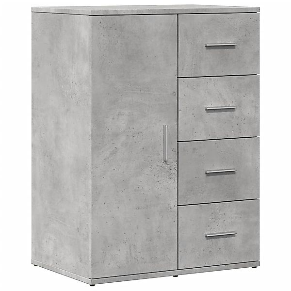 vidaXL Sideboard Sideboard Betongrau 59x39x80 cm günstig online kaufen