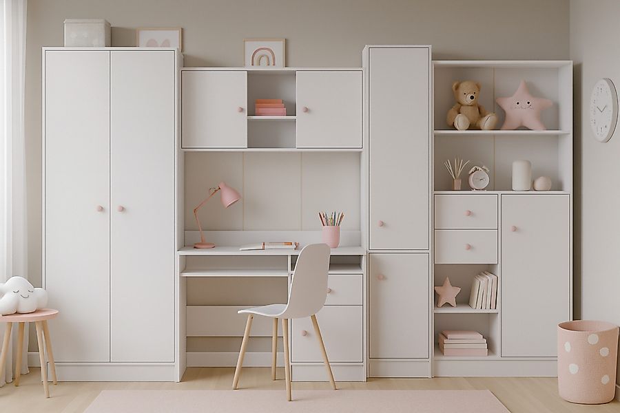 Deine Möbel 24 Jugendzimmer-Set OSCAR Kinderzimmer-Set günstig online kaufen