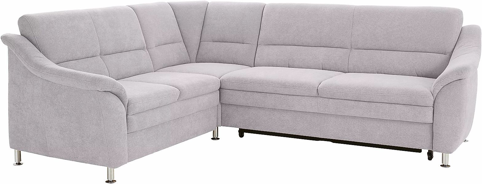 sit&more Ecksofa »Cardoso L-Form«, mit Federkern, wahlweise mit Bettfunktio günstig online kaufen
