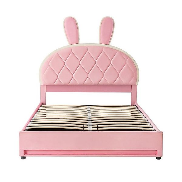 Gotagee Polsterbett Doppelbett 140x200 Bettgestell LED Jugendbett Kinderbet günstig online kaufen
