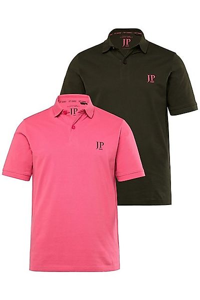 JP1880 Poloshirt Poloshirts Basic 2er-Pack Piqué gekämmte Baumwolle (2-tlg) günstig online kaufen