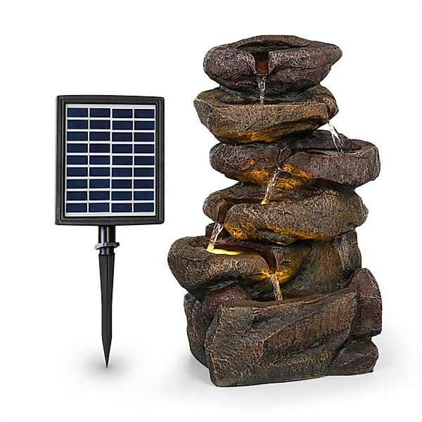 blumfeldt Wasserspiel Savona Solarbrunnen, 30 cm günstig online kaufen