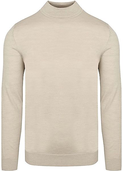 Profuomo Turtleneck Merino Pullover Ecru - Größe S günstig online kaufen