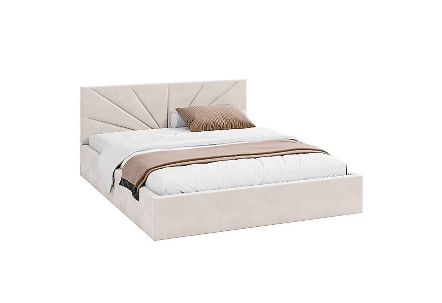 FDM Polsterbett SUNSET Bettgestell MADE IN EU - mit hochwertigem Velours Be günstig online kaufen