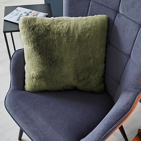 LUXOR living Fellkissen "Dekokissen Novara" Kunstfell, eckig, 40x40 cm, seh günstig online kaufen