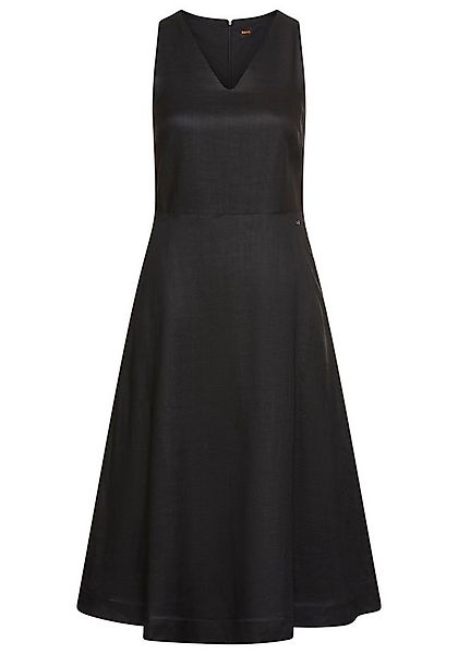 BOSS ORANGE A-Linien-Kleid Dasico Premium Damenmode in Ramie-Qualität günstig online kaufen