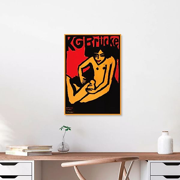 Poster / Leinwandbild - Ernst Ludwig Kirchner: Kg Brücke günstig online kaufen