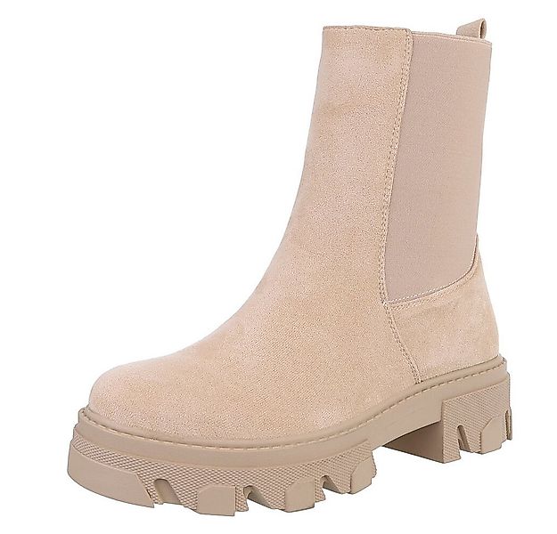 Ital-Design Stylische Stiefelette mit robuster Sohle für Damen Westernstief günstig online kaufen
