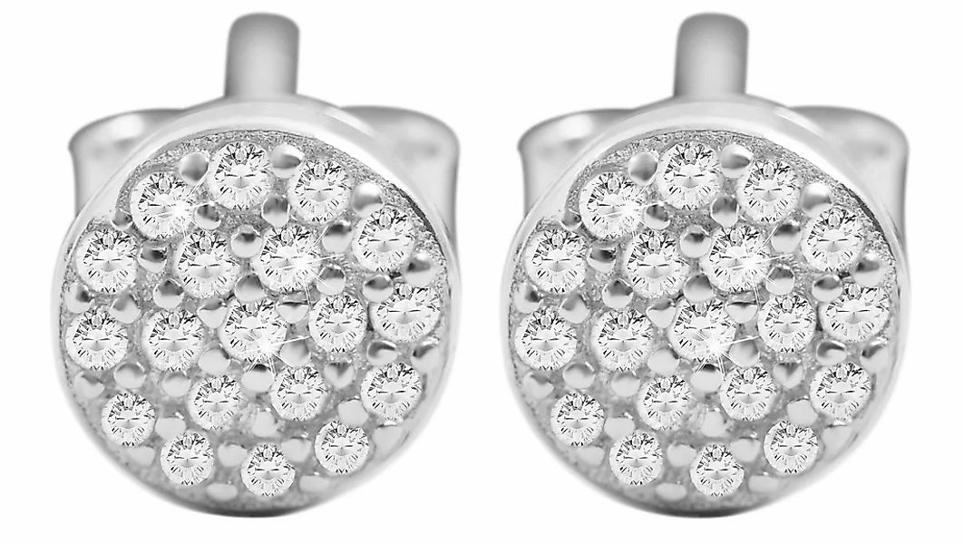 Adelia´s Paar Ohrhänger "Damen Ohrringe – Ohrstecker aus 925 Silber mit Zir günstig online kaufen