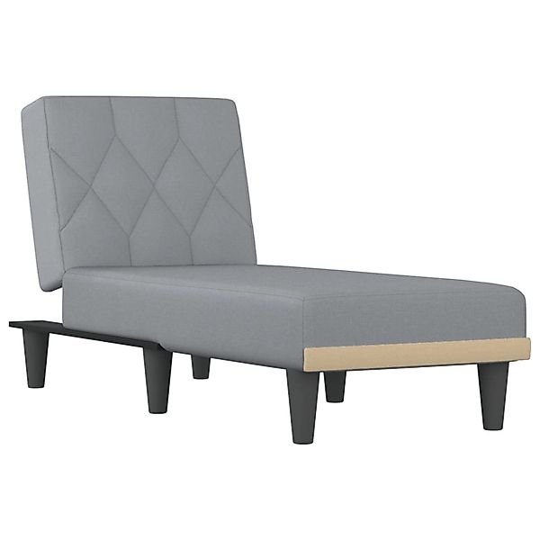 vidaXL Chaiselongue, Liegesofa Dunkelgrau Stoff günstig online kaufen