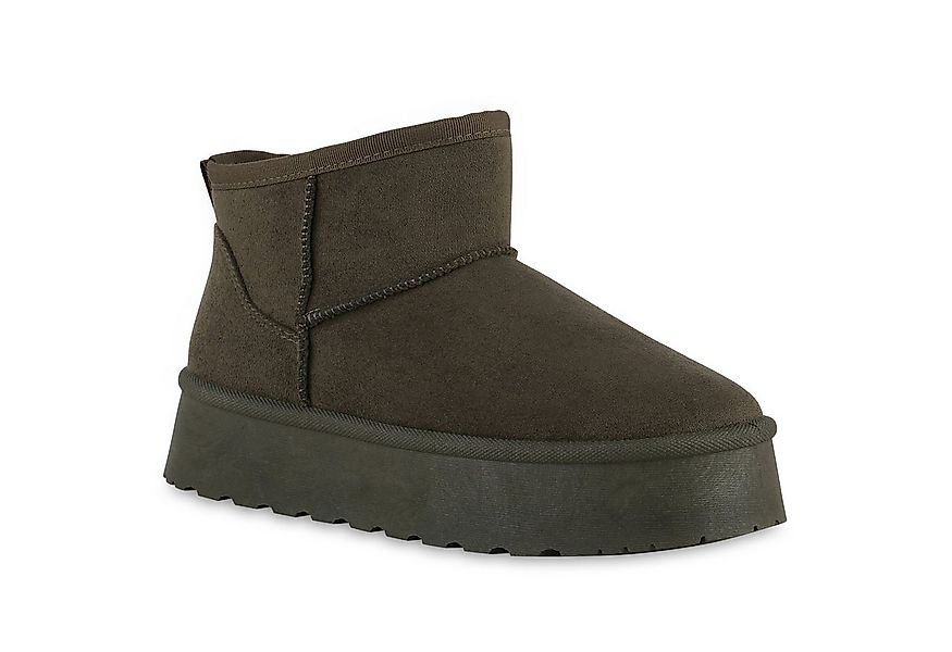 VAN HILL 840874 Winterstiefelette Damen Warm Gefütterte Winter Boots Bequem günstig online kaufen