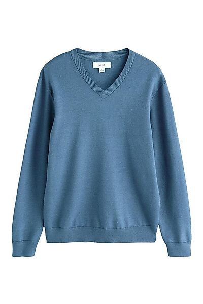 Next V-Ausschnitt-Pullover Regular Fit Sweatshirt mit V-Ausschnitt (1-tlg) günstig online kaufen