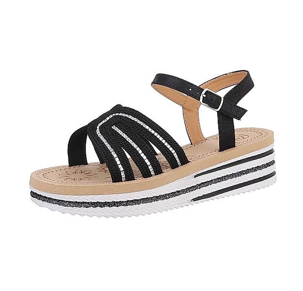Ital-Design Damen Freizeit Plateausandaletten (86526987) Keilabsatz/Wedge K günstig online kaufen