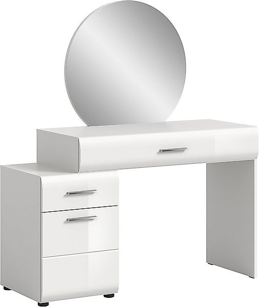 welltime Schminktisch FLORENZ, hochwertige MDF-Front, Rillenfräsung, 2 Schu günstig online kaufen