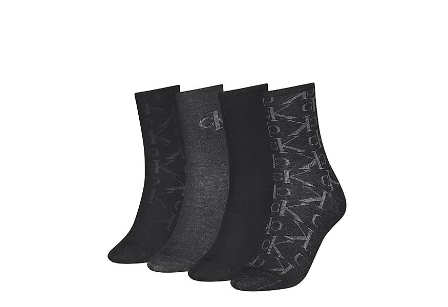 Calvin Klein Jeans Socken CKJ WOMEN SOCK 4P HOLIDAY PACK AOP (4-Paar, 4er P günstig online kaufen