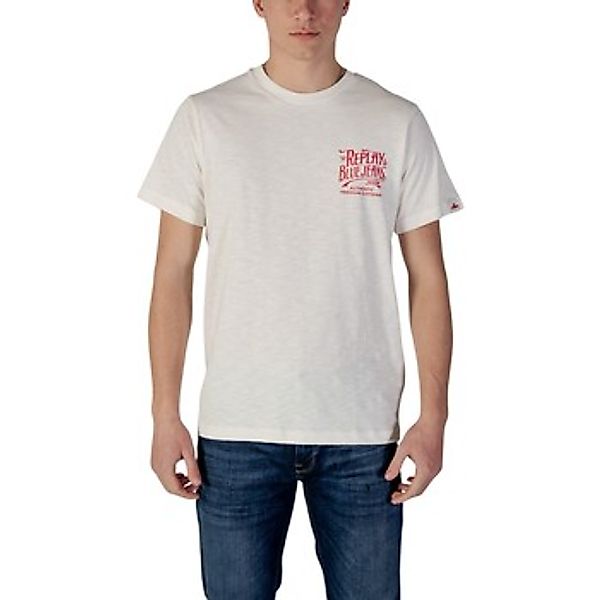 Replay  T-Shirts & Poloshirts T-Shirt mit Rckenprint günstig online kaufen