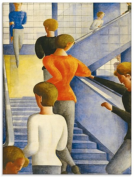 Artland Glasbild "Bauhaustreppe. 1932" Gruppen & Familien 1 Stk. tlg. in ve günstig online kaufen