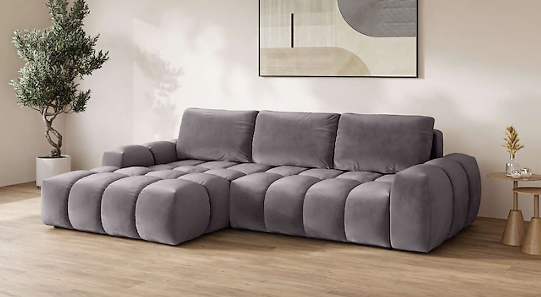 INOSIGN Ecksofa »AZITA klein optionale Schlafsofa mit Bettkasten, B/T/H: 27 günstig online kaufen