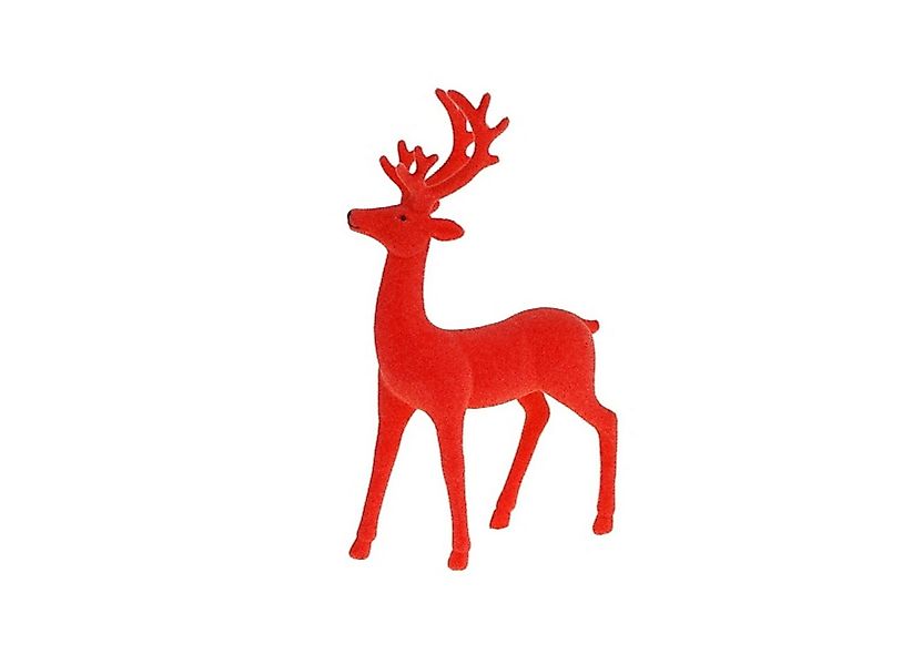 Macosa Home Dekofigur Deko Rentier stehend bunt 29 cm Weihnachtsdeko (Winte günstig online kaufen