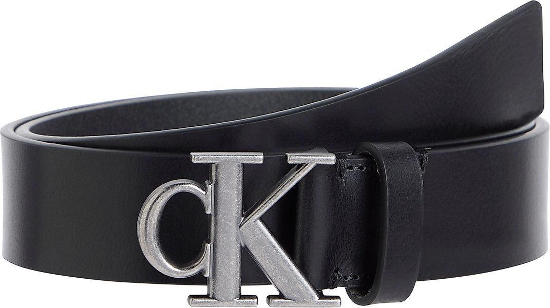 Calvin Klein Jeans Ledergürtel MONOGRAM PLAQUE günstig online kaufen