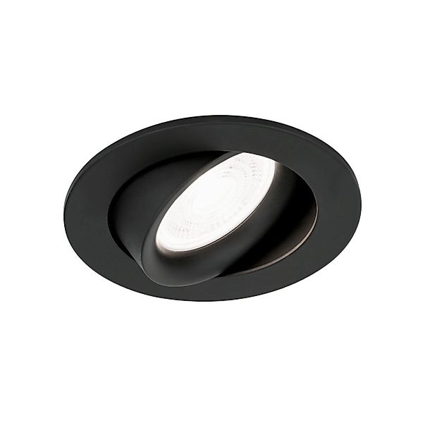 Orion Leuchten Einbaustrahler Aluminium GU10 Ø 9cm Schwarz günstig online kaufen