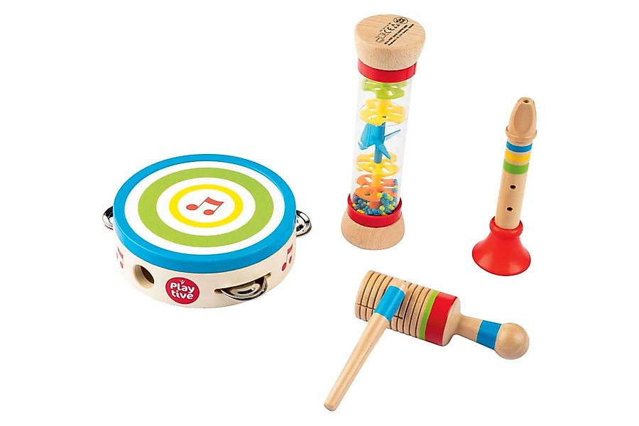 Playtive Spielzeug-Musikinstrument Playtive Musikset Kinder Holz günstig online kaufen