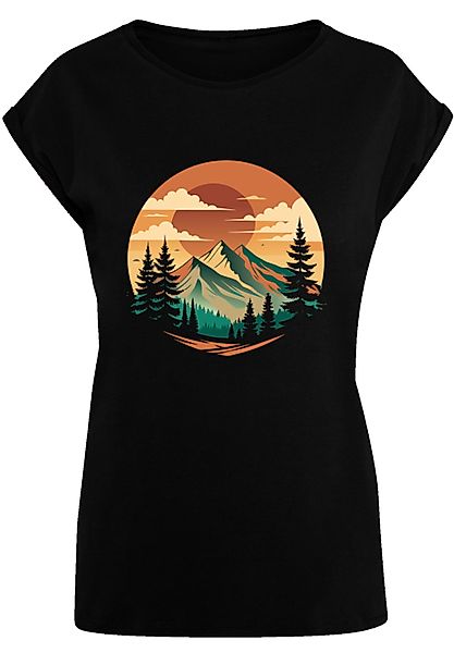 F4NT4STIC T-Shirt "Sonnenuntergang Berglandschaft" Premium Qualität günstig online kaufen