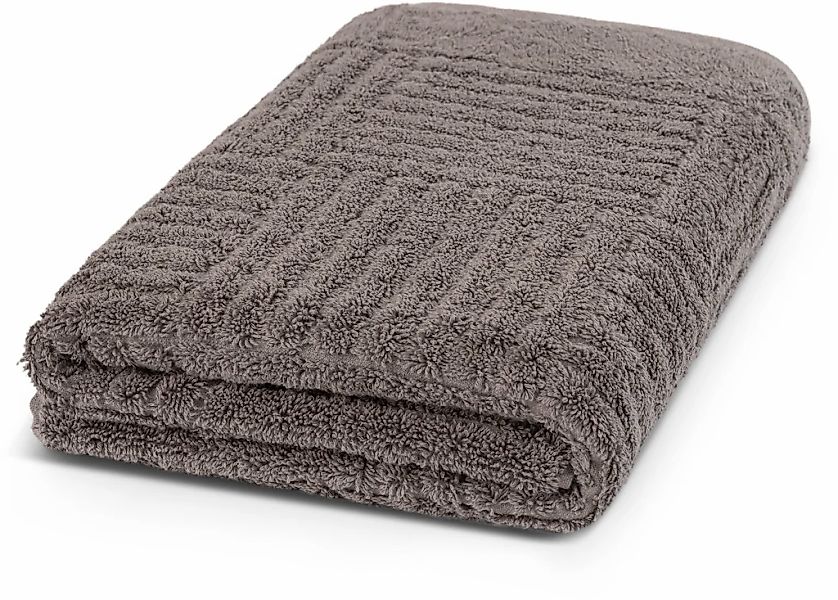 ROSS Duschtuch "CARRE" 100% Baumwolle, Rippenstruktur, große Farbauswahl günstig online kaufen