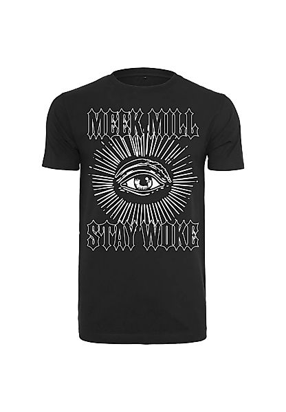 Merchcode T-Shirt MEEK MILL WOKE EYE-C TEE MC355 Black günstig online kaufen