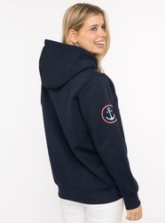 Zwillingsherz Kapuzensweatjacke "Maritim" mit gesticktem MOIN günstig online kaufen