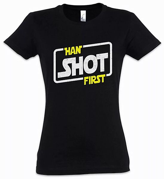 Urban Backwoods Print-Shirt Han Shot First Damen T-Shirt Solo X Red Star Fi günstig online kaufen